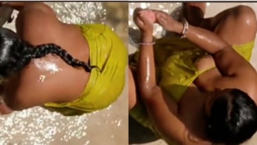 Indian aunty nude sex bath video