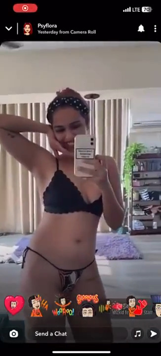 PsyFlora Nude Snapchat Videos