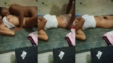 Brother saw cousin sister’s hairy pussy at night