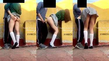 Delhi college girl fucked after lifting her skirt