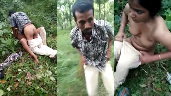 Desi Bhabhi caught fucking with garbage man