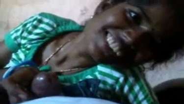 Mallu girl with pointed teeth sucks boyfriend’s dick