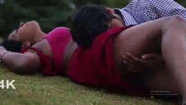 Telugu girl romancing sex in bungalow with man