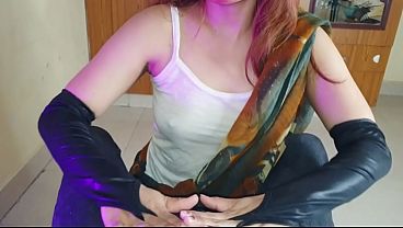 Hot Indian girl giving juicy blowjob in return of hard Doggystyle and missionary fuck.