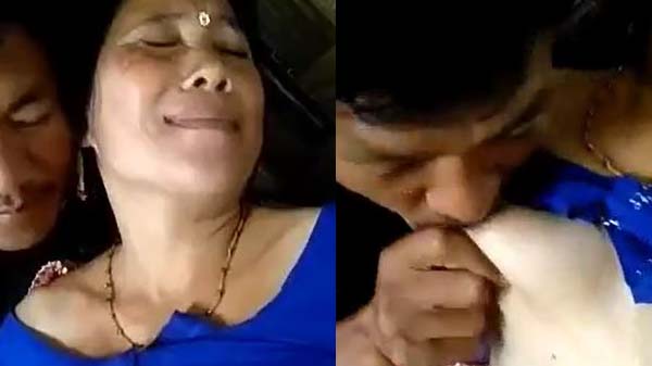 Bhabhi pressed and sucked the boobs of Assamese Bhabhi