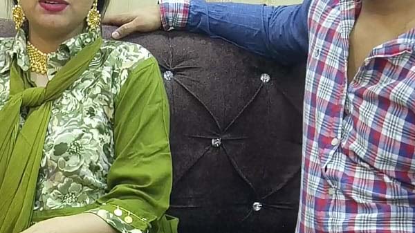Father and daughter having fun sex on the sofa